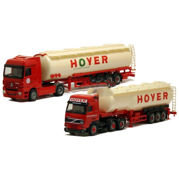 HERPA 1:87/H0 NR. 202402 HOYER-ST: DANMARK OG STRIG TANKVOGNST *