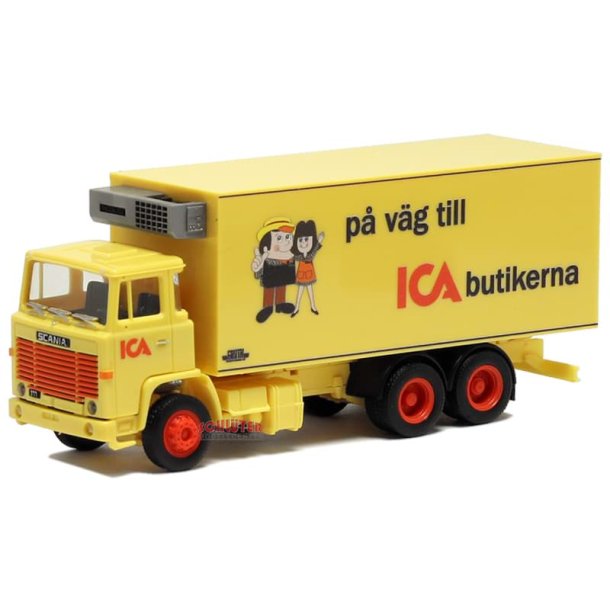 HERPA 1:87/H0 NR. 955577 ICA BUTIKKERNA, SCANIA 111 FORVOGN MED KL *