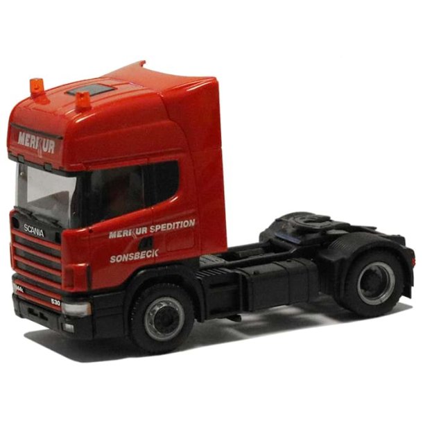 HERPA 1:87/H0 BZ585303 MERKUR, SCANIA 144 TOPLINER 2 AKSLET