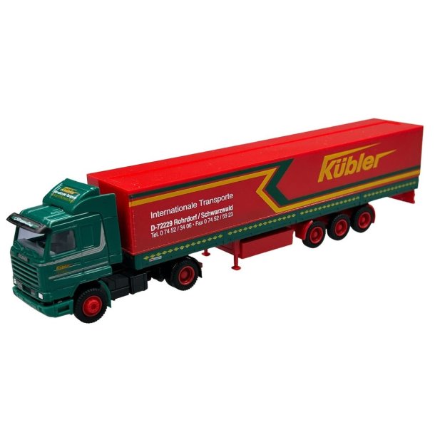 AWM 1:87/H0 Nr. AWM 76225 KBLER TRANSP., SCANIA STREAMLINE 143 EURO PRESENNINGSTRAILER *