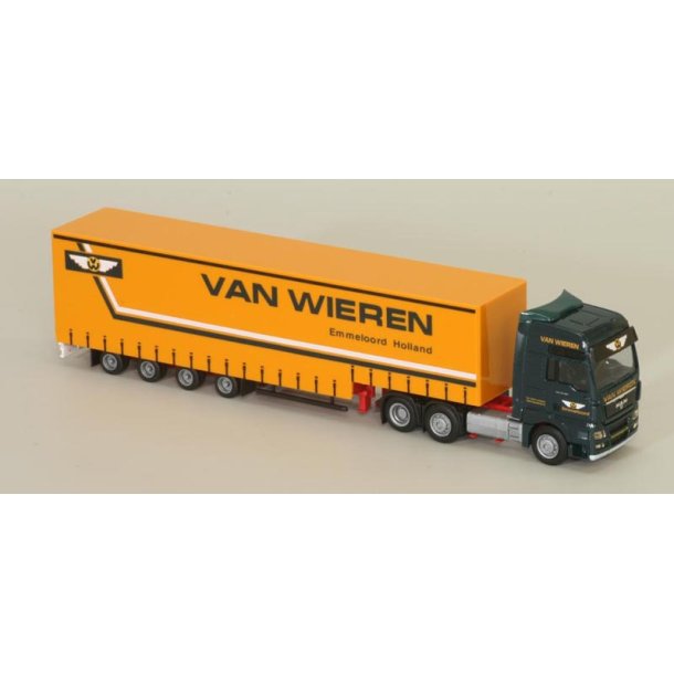 AWM 1:87/H0 Nr. AWM 8082.81 WIEREN, M.A.N. TGX XXL JUMBO GARD.PRES.TRAILER *