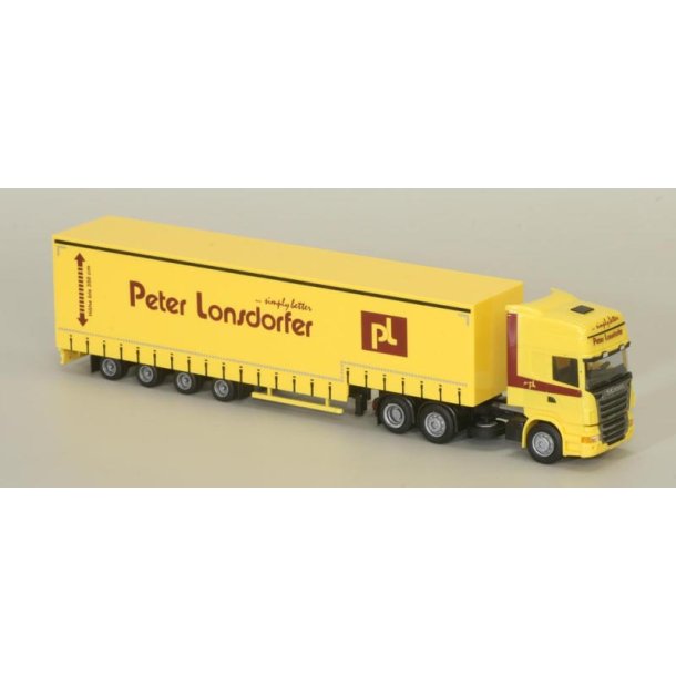 AWM 1:87/H0 Nr. AWM 8492.84 LONSDORFER, SCANIA R TL 09 JUMBO GARDPRES.TRAILER *