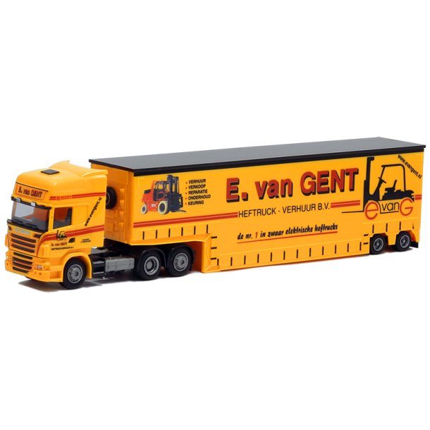 AWM 1:87/H0 Nr. AWM 74927 SPEDITION GENT, SCANIA R MEUSBURGER JUMBOTRAILER *