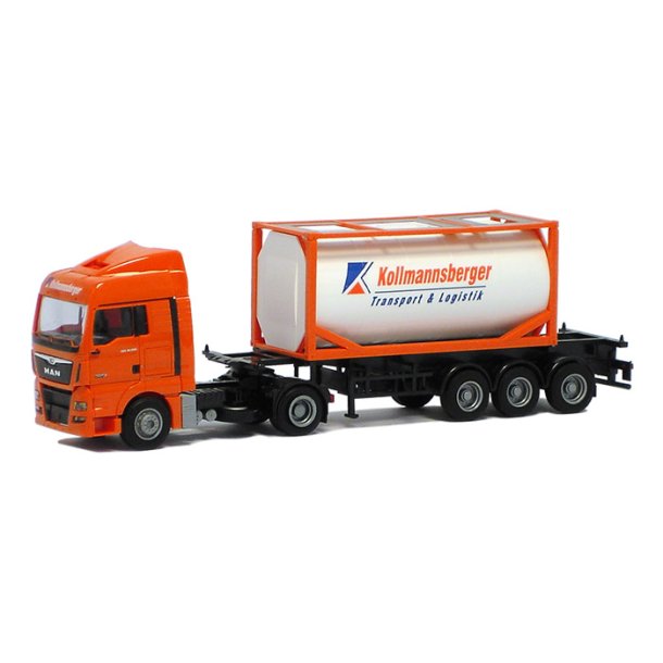 AWM 1:87/ H0 Nr. AWM 75165 KOLLMANNSBERGER M.A.N. TGX XLX EURO6 MED 20 FT. TANKCONTAINER *