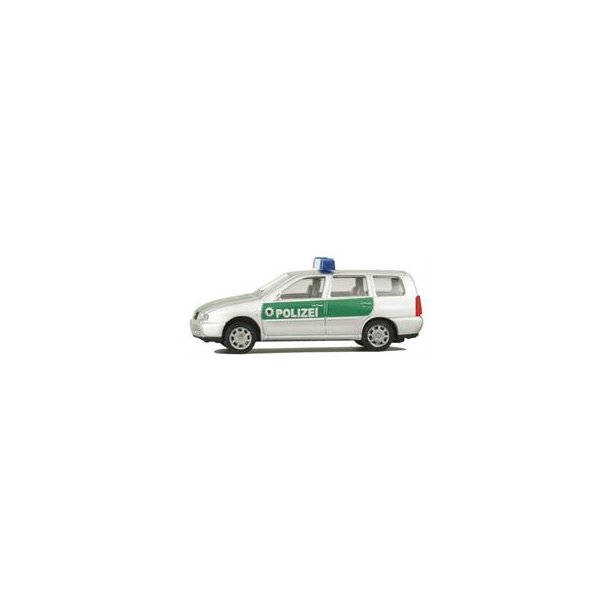 AWM 1:87/H0 NR. 60382 POLITIBIL VW POLO SLVFARVET-GRN *