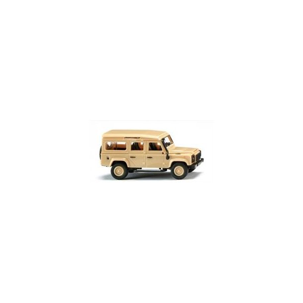 WIKING 1:87/H0 NR. 010204 LANDROVER DEFENDER 110 BEIGEFARVET