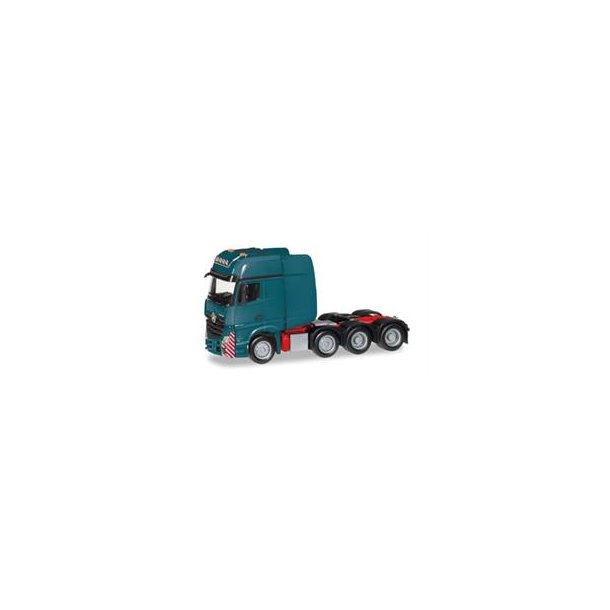 HERPA 1:87/H0 NR. 304368005 SVRGODS TRKKER MERCEDES-BENZ ACTROS SLT OCEAN BL *