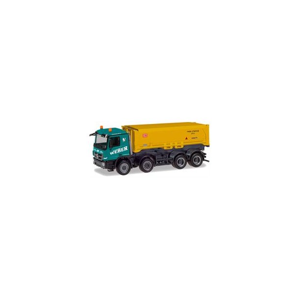 HERPA 1:87/H0 NR. 310376 WEBER ACTROS MED TIP OG BAGKLAP DER KAN BNE