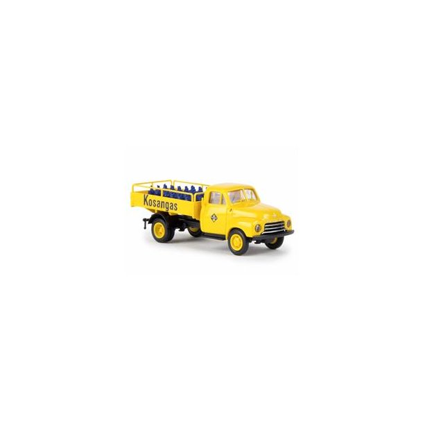 BREKINA 1:87/H0 nr. 35333 KOSANGAS OPEL BLITZ MED LSSEGODS DK MODEL