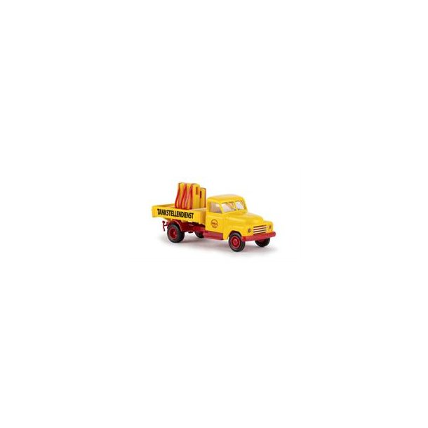 BREKINA 1:87/H0 NR.37133 SHELL SERVICE, HANOMAG L28 OG LSSEGOD