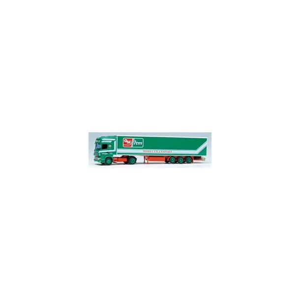 AWM 1:87/H0 Nr. AWM 4128 GM/ITM LEIF MLLER MBELTRANSPORT SCANIA *