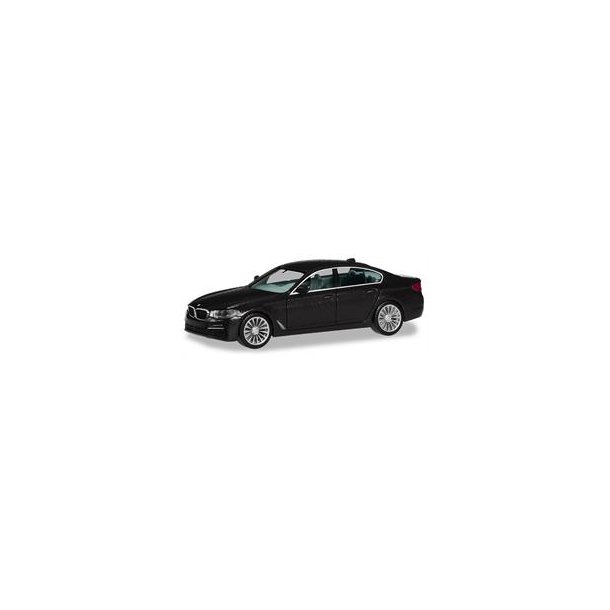 HERPA 1:87/H0 NR. 420372 PERSONVOGN BMW 5 ER LIMOUSINE SORT*