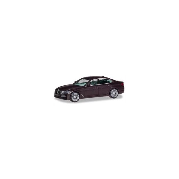 HERPA 1:87/H0 NR. 430692 PERSONVOGN BMW 5ER LIMOUSINE JATOBA METALLIC