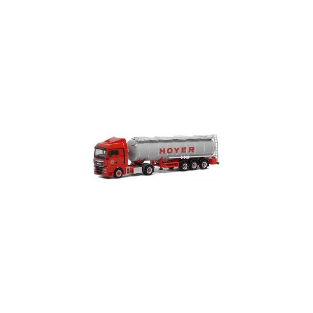 HERPA 1:87/H0 NR. 4853 TANKVOGN,HOYER GROUP, M.A.N. TGX XLX E6 *