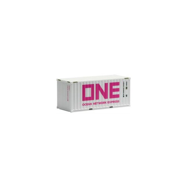 HERPA 1:87/H0 NR. 493001 CONTAINER ONE 20 FT. HVID