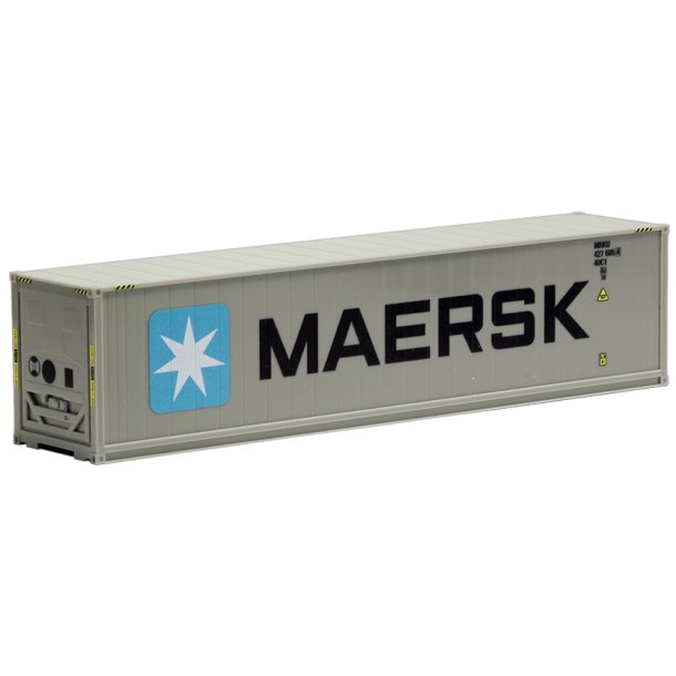 HERPA 1:87/H0 NR. 493566 MAERSK KLE CONTAINER 40 FT. HIGH CUBE  SIDSTE MODELLER