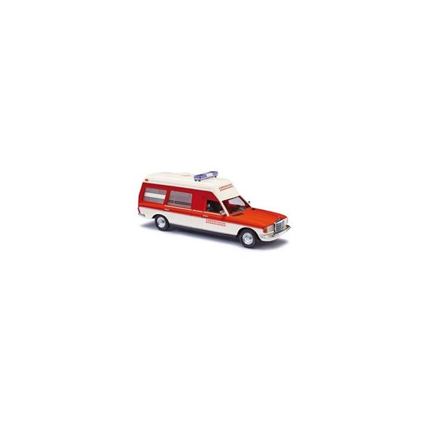 BUSCH 1:87/H0 NR. 52216  AMBULANCE KBENHAVNS BRANDVSEN, MB VF 123 MIESEN NYHED