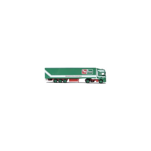 AWM 1:87/H0 Nr. AWM 53355 GM/ITM LEIF MLLER,ANS SCANIA+TRAILER FAST OVERBYGNING *