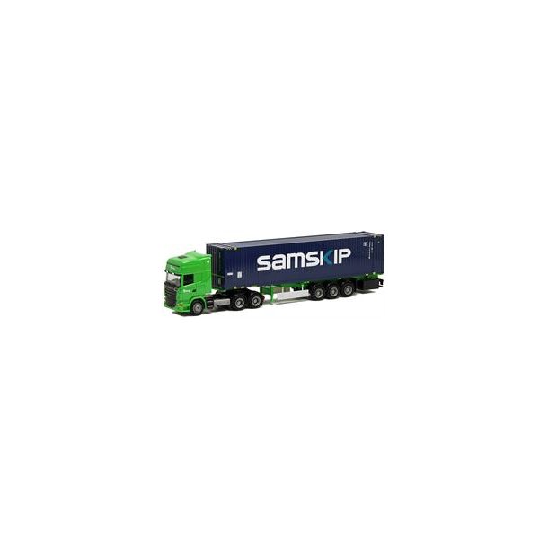 AWM 1:87/H0 Nr. AWM 53650 BRING, SCANIA R TL MED 45 FT. SAMSKIP CONTAINER *