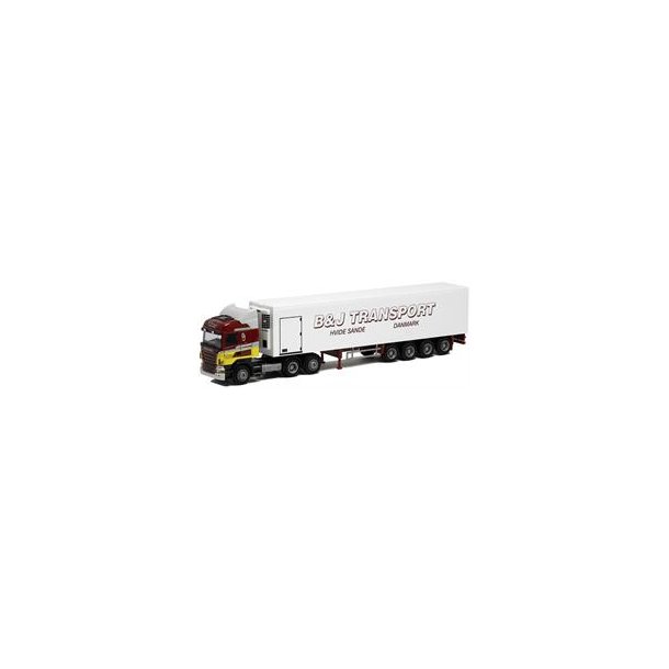 AWM 1:87/H0 Nr. AWM 53656 B. &amp; J. TRANSPORT, HVIDE SANDE,SCANIA R NYHED *