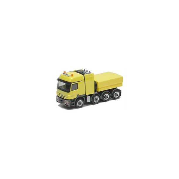 HERPA 1:87/H0 NR. 560522 MB ACTROS TITAN GUL MED LAD/PRES. 4 AKSLET *