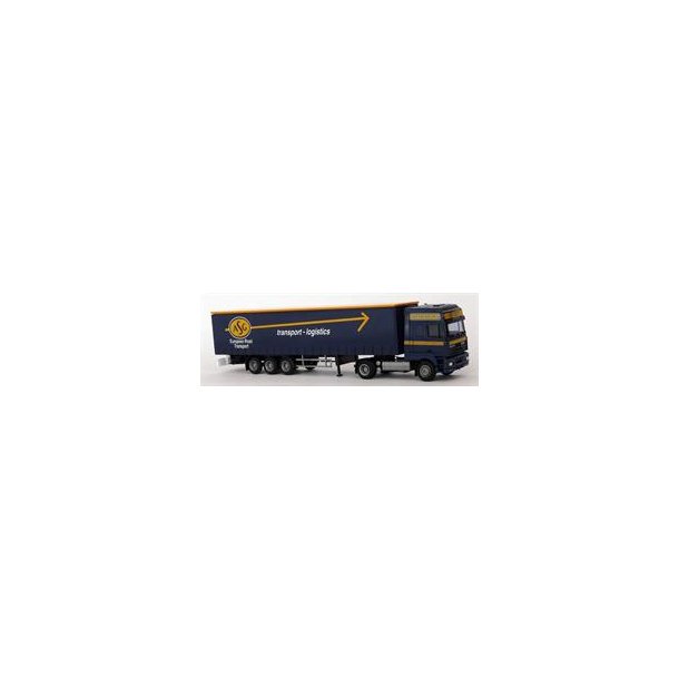 AWM 1:87/H0 Nr. AWM 70788 ASG TRANSPORT DAF XF 95 GARDINPRESENNINGS TRK *