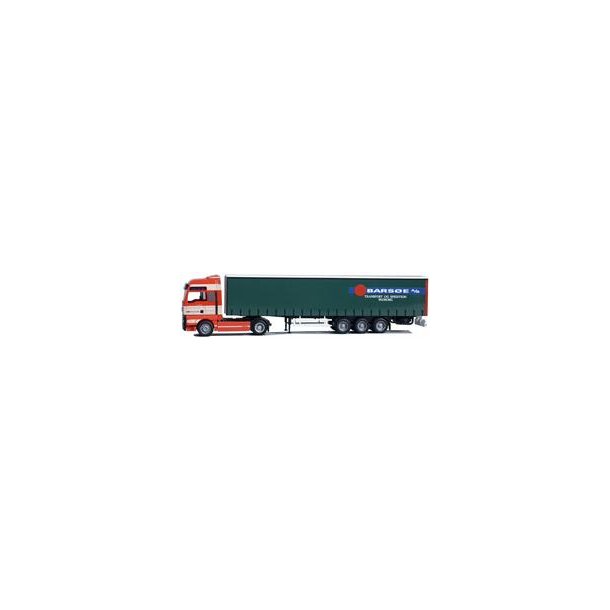 AWM 1:87/H0 Nr. AWM 71614 BARSE A/S M.A.N TG-A XXL MED GARDIN P-TRAILER *