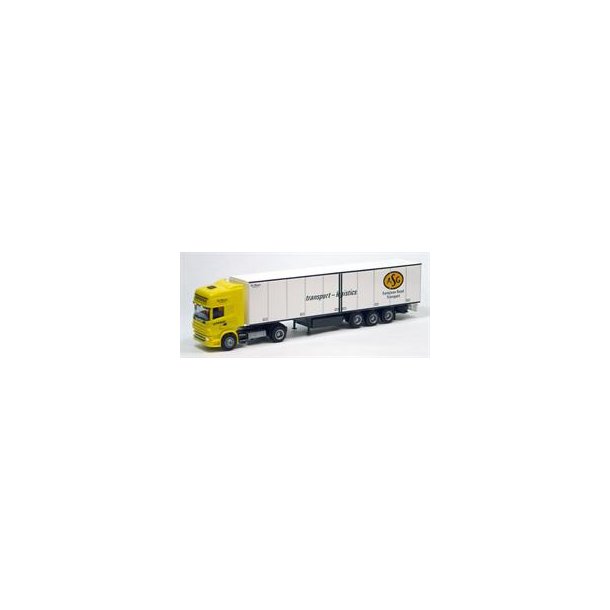 AWM 1:87/H0 Nr. AWM 71852 DANZAS SCANIA BRDR. HANSEN ASG TRAILER DK *