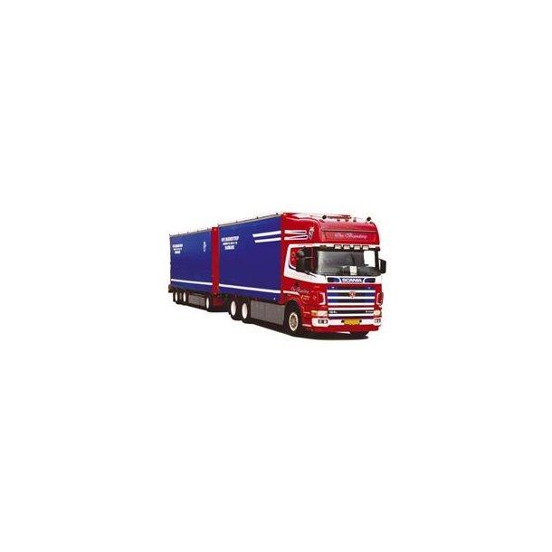 AWM 1:87/H0 Nr. AWM 71874 OVE BRNDSTRUP, HORNUM, SCANIA 164/580 TOPLINER FORV./ANH. *