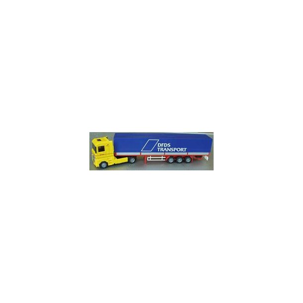 AWM 1:87/H0 Nr. AWM 73022 DHL RENAULT MAGNUM, DFDS PRES.TRAILER RENAULT *