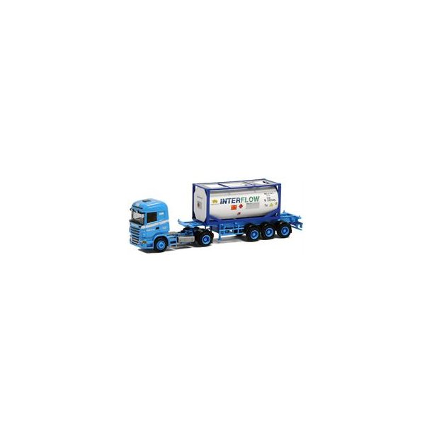 AWM 1:87/H0 Nr. AWM 74984 NIJMAN/ZEETANK, SCANIA R MED 20 FT.  TANKCONTAINER *