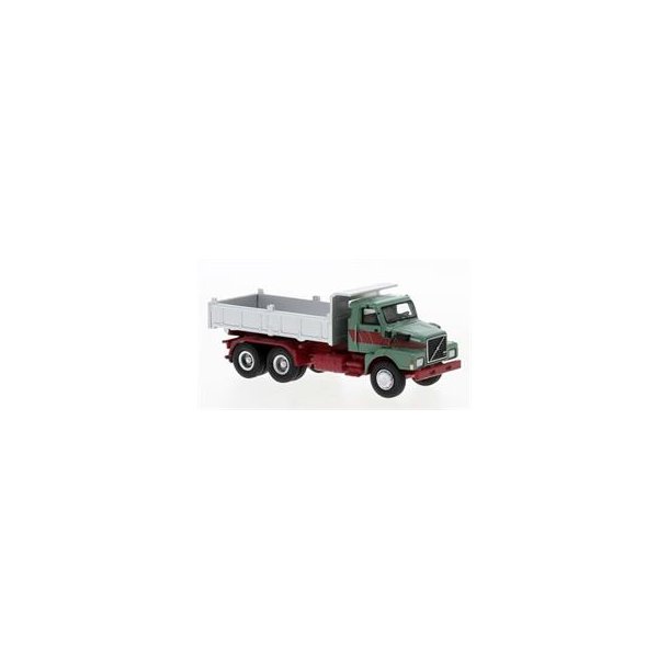 BREKINA 1:87/H0 NR. 85650 GRUSBIL MED TIP,VOLVO N10 GRN RD