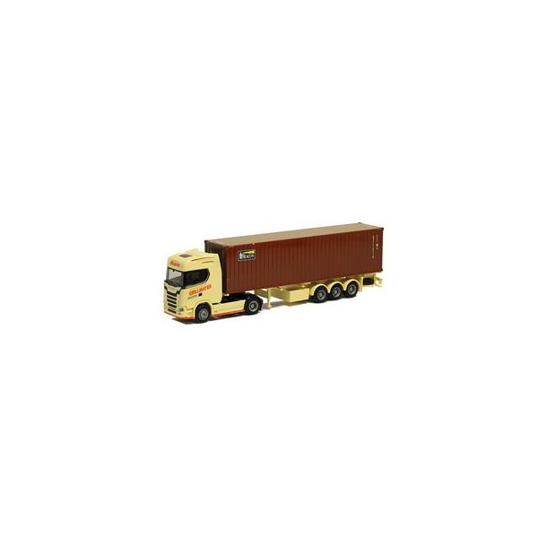 AWM 1:87/H0 Nr. AWM 9297.41 GRILLMAYER LOGISTIK, SCANIA CS MED BEACON 40 FT. CONTAINER *