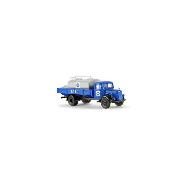 BREKINA 1:87/H0 NR. 40022 ARAL TANKVOGN MERCEDES BENZ L311 MED TANKOPSATS 