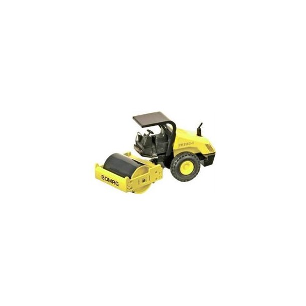 BUB/NZG 1.87 4751 BOMAG BW 213 VEJTROMLE METAL KANONPRIS !!!!! TILBUD METALMODEL