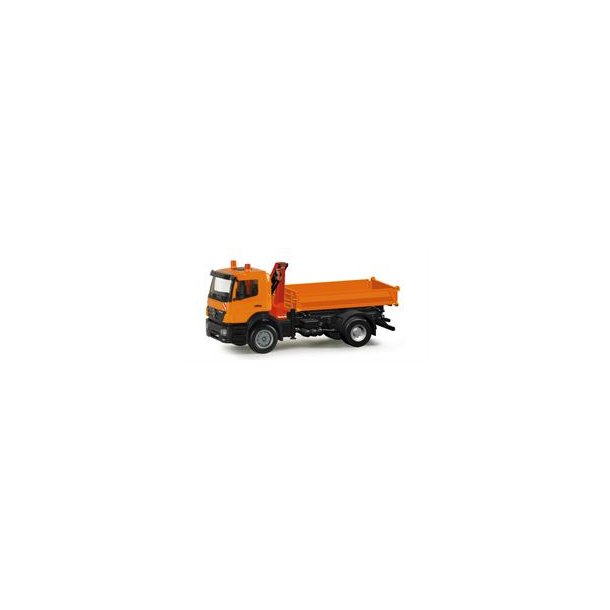 HERPA 1:87/H0 NR. 155649 MERCEDES BENZ AXOR MED PALFINGER KRAN MED TIP OG BEVGELIG KRAN